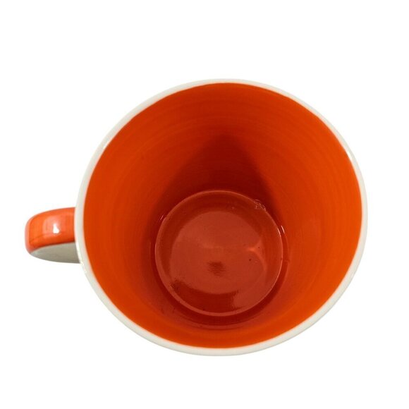 Pier 1 Imports Hand Painted Geometric Pattern 14 Oz Stoneware Mug Cup - Picture 4 of 13